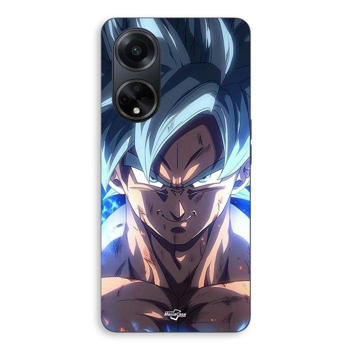 Coque de téléphone - MANIACASE - Oppo A98 5G - Silicone - Noir - Dragon Ball Z GOKU Ultra instinct