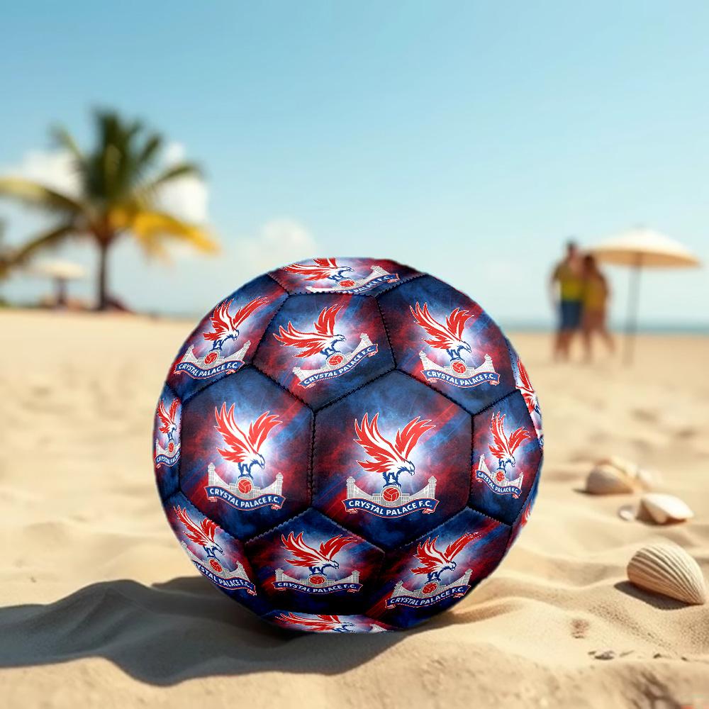 Crystal Palace Storlek 5 Fotboll Högelastisk Fotboll För Utomhustävling Daglig Träning Lek