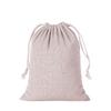 Cotton Linen Storage Bag Reusable Solid Color Sundries Underwear Household Drawstring Pouch Pocket Accessories