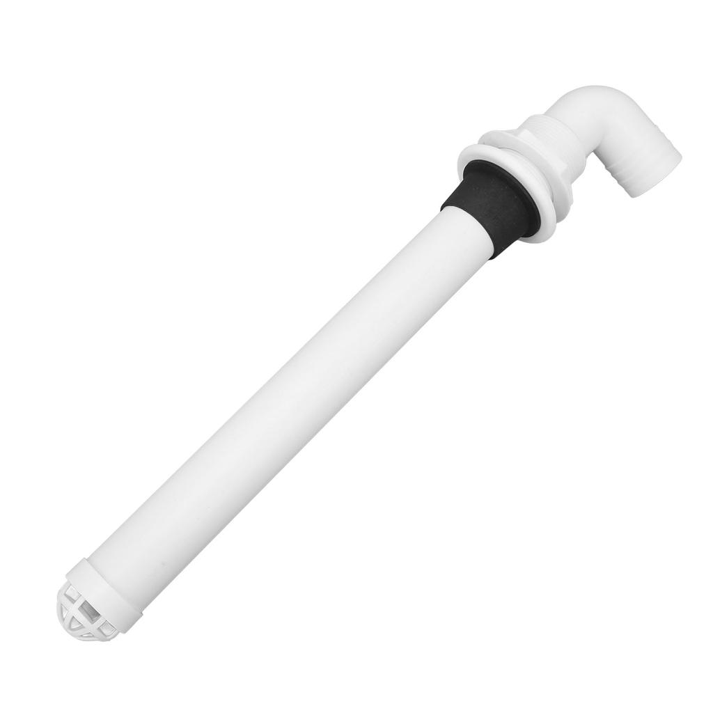 Overflow Drain Pipe Tough Flexible White Stable Water Flow Universal for Yacht Cabin Bathroom RV