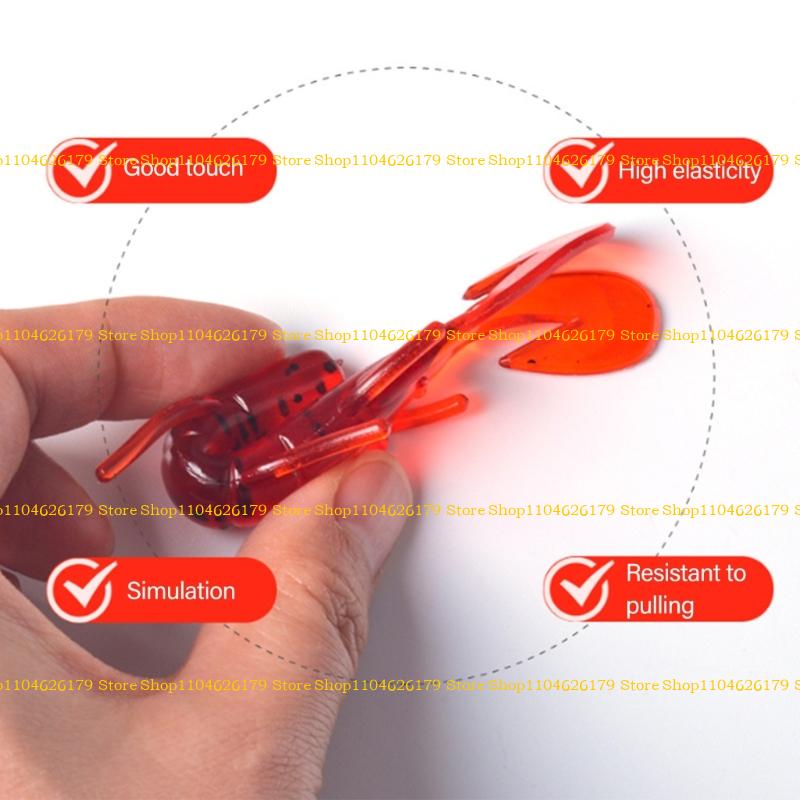 A1A2 Soft Baits Crawfish Lures for Trout Artificial Swimbait Fishing Accessories