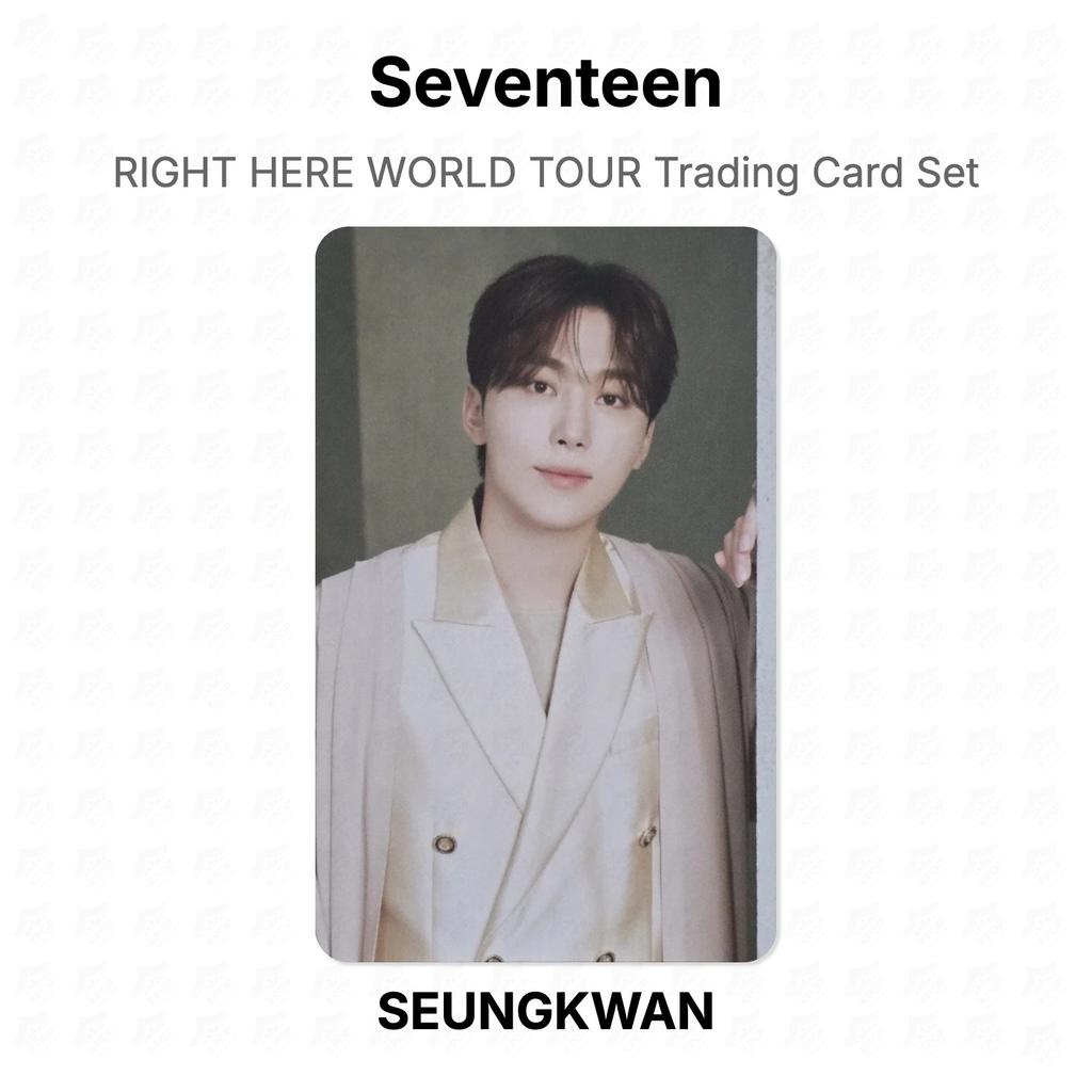 Seventeen RIGHT HERE WORLD TOUR Trading Card Set Official Photocard