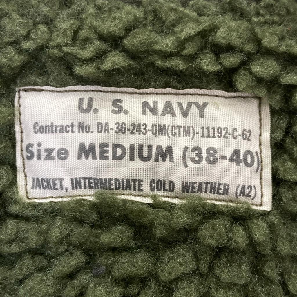 BUZZ RICKSON'S BR12291 Khaki A-2 Denki Jacket Jacket M khakiUsed