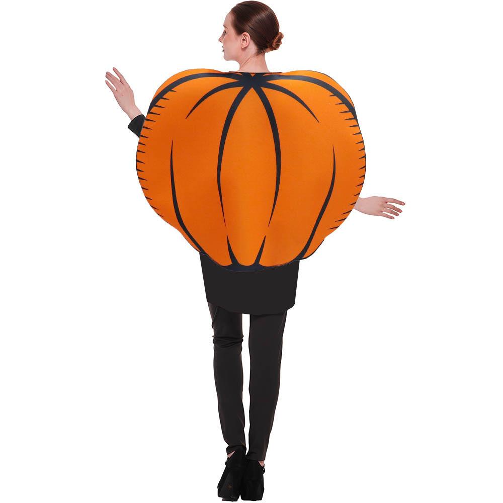 Halloween Pumpkin Costume Cosplay Party Stage Performance Outfit Funny Prop Suit for Adults