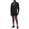 Under Armour Solid Color Logo Print Zip-Up Hoodie Women hoodies Black 1374106-001