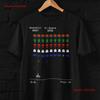 Retro Halloween T Shirt Space Invaders Style Pixel Art Scary Pumpkin Frankenstein Red Skull Vintage Washed Breathable Versatile