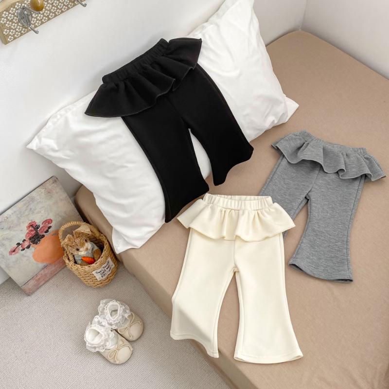Kayoudo Girls' Lightweight Faux Skirt Flare Pants