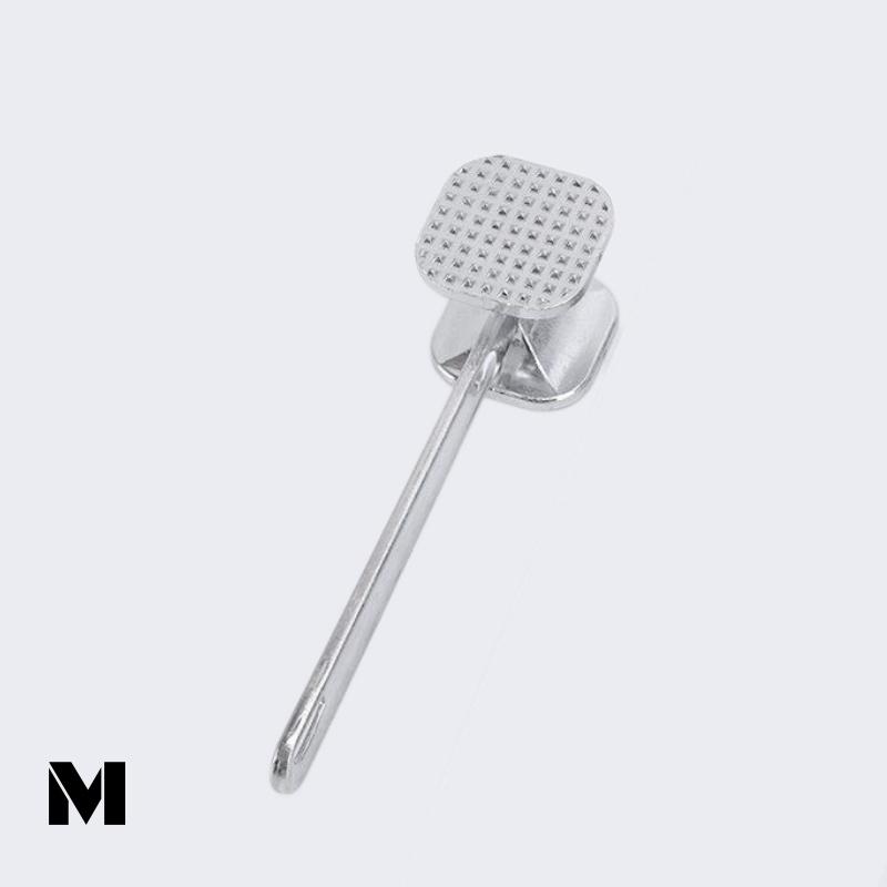 Dual-Sided Meat Tenderizer Aluminum Alloy Steak Hammer for Smashing Slapping Knocking Beef for Outdoor Picnics BBQ Kitchen Tool