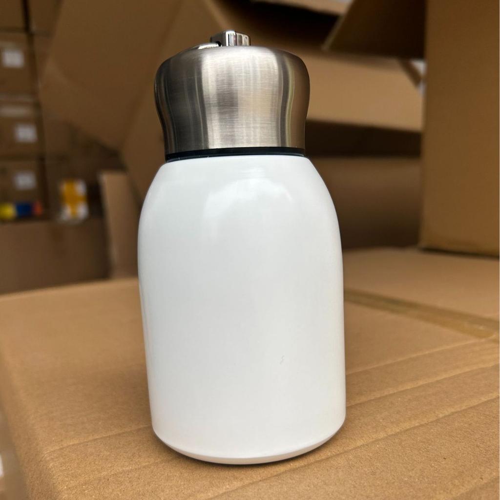 1pc 300ml Mini Insulated Stainless Steel Travel Mug - Keeps Drinks Hot Or Cold for Hours - Perfect for Camping and Travel.