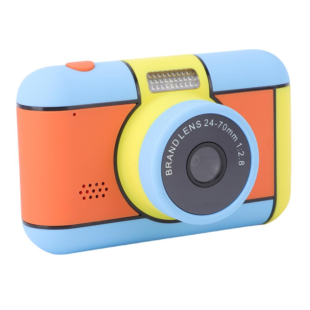 Kids Camera 2.4 Inch Screen Double Lens 48MP HD Digital Camera with Flash Filters for Toy Present