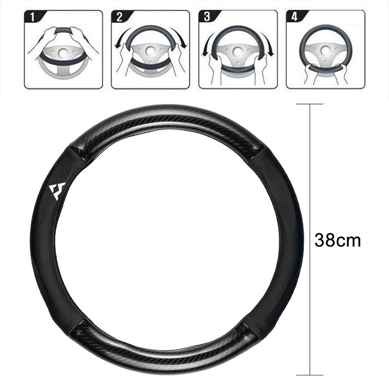 Car Steering Wheel Cover Auto Styling Interior Accessories Decor For Maxus T60 D60 T70 D20 D90 G10 G20 G50 V80 V90 Euniq 5 6