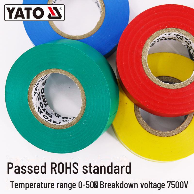 YATO Lead-Free Waterproof PVC Electrical Tape with Strong Adhesive