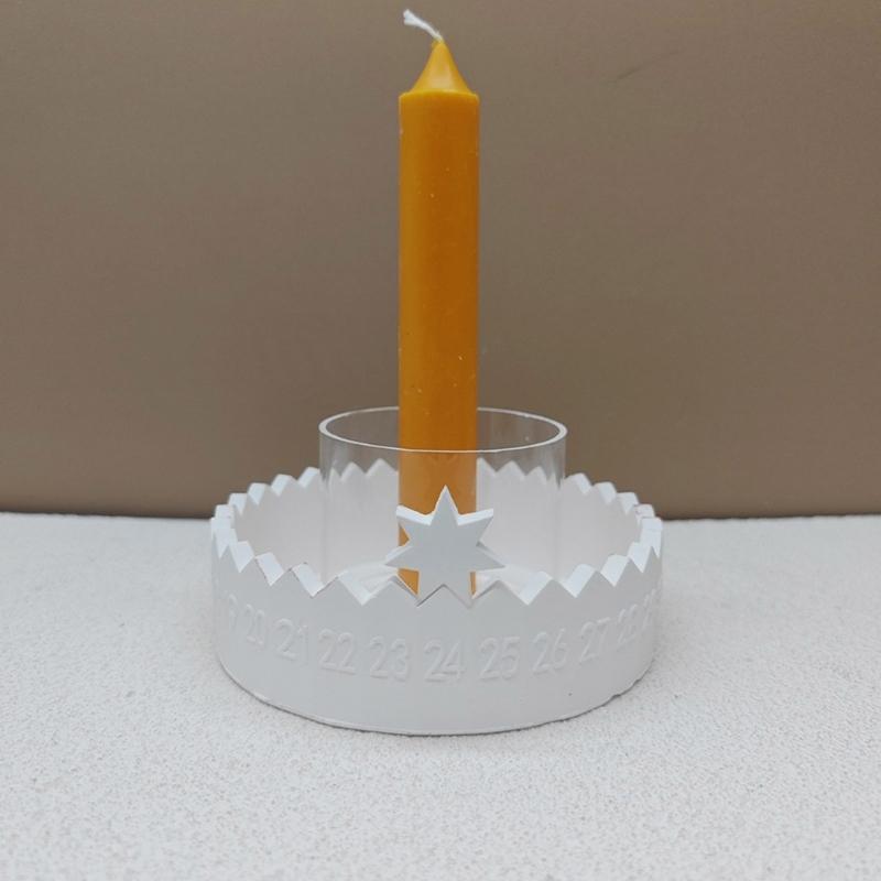 Practical Sturdy Silicone Craft Molds Home Accessory for Calendar Candle Holders Easy Release Daily Decoration