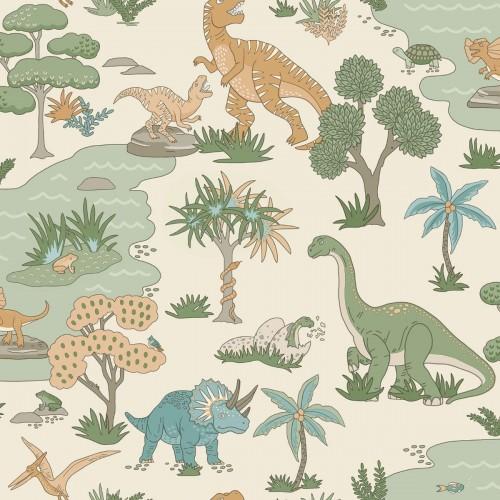 Holden Décor Dino Zoo Textured Wallpaper