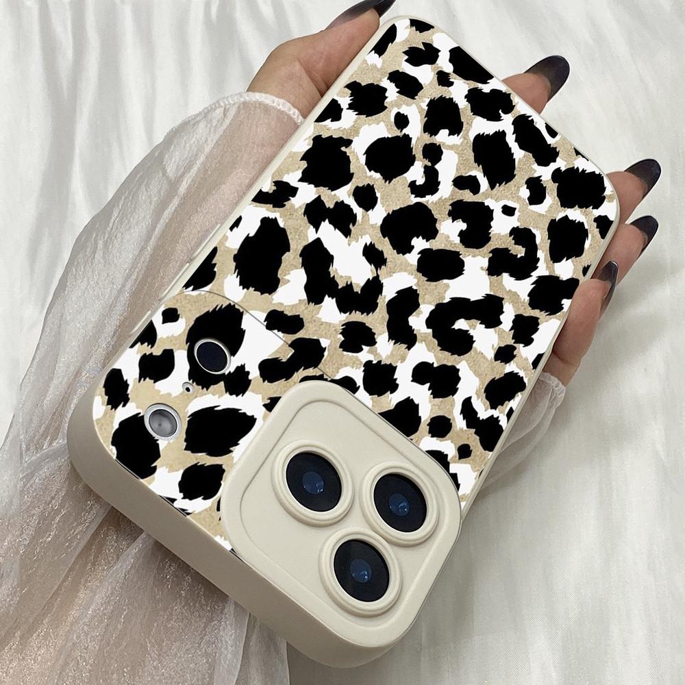M324 Fashion Tiger Leopard Pattern Art Angel Eyes Soft Phone Cases for iPhone Samsung Galaxy Xiaomi Rdemi Huawei Honor Infinix Realme OPPO All Model
