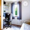 AUTVIVID Wall Clock, Radio-Controlled, Silent, Continuous Second Hand, 30cm Diameter, Scandinavian Style, Stylish Interior Decor, Large Numbers, Easy