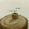 Copper Dice Paracord Keychain: Handmade EDC Flashlight Charm, Chinese-Style Antique Ornament
