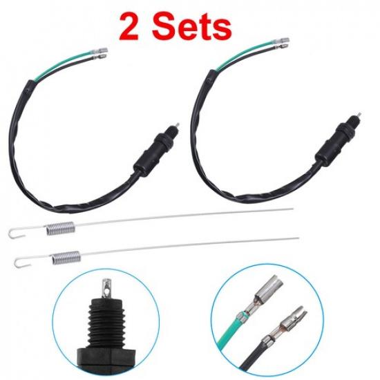 2X For Honda Yamaha ATV Motorcycle Rear Brake Stop Light Switch Spring Universal