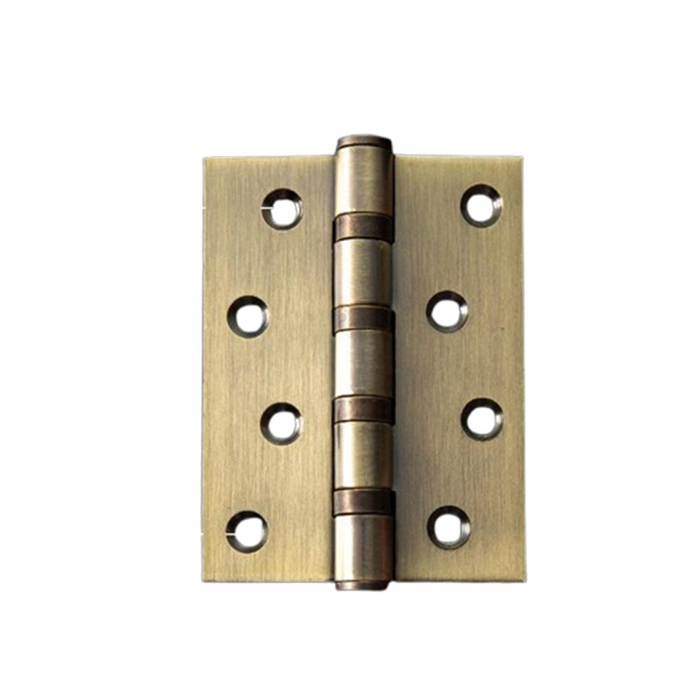 4 Inch Folding Door Hinges Thickness 3mm Flat Open Bronze Vintage Hinge 8 Holes Durable Hinges Door Connector Wooden Boxes