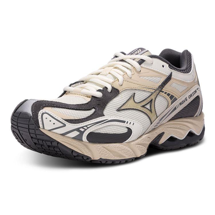 Mizuno Wave Orion Comfortable Versatile Mesh Shock Absorption Non-Slip Durable Support Low-Top Running Shoes Unisex Sneaker Off-White D1GH232101