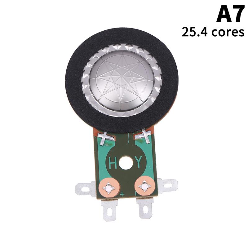 New 25.4MM Tweeters Voice Coil Round Speaker Treble Coil Replacement Horn Titanium Film Copper Clad Alumium Diaphragm