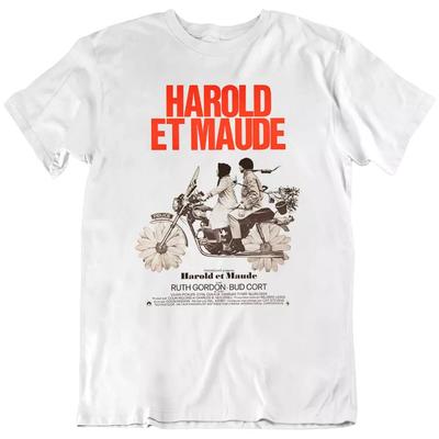 Harold et Maude Film comédie romantique français 1972 T-shirt film rétro Nouveau