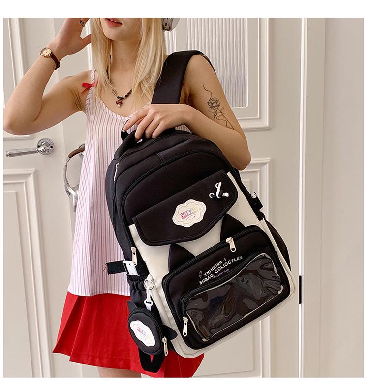 Japanese Style Sweet Anime Girl's Candy Color Lightweight Ita Backpack