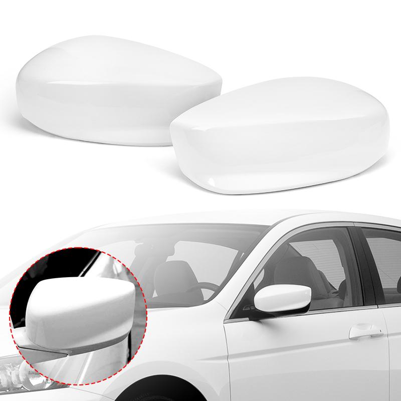 Side Rearview Mirror Cover Caps Shell For Honda Accord 2008 2009 2010 2011 2012 US Model Black/White/Silver Rearview Mirror Trim
