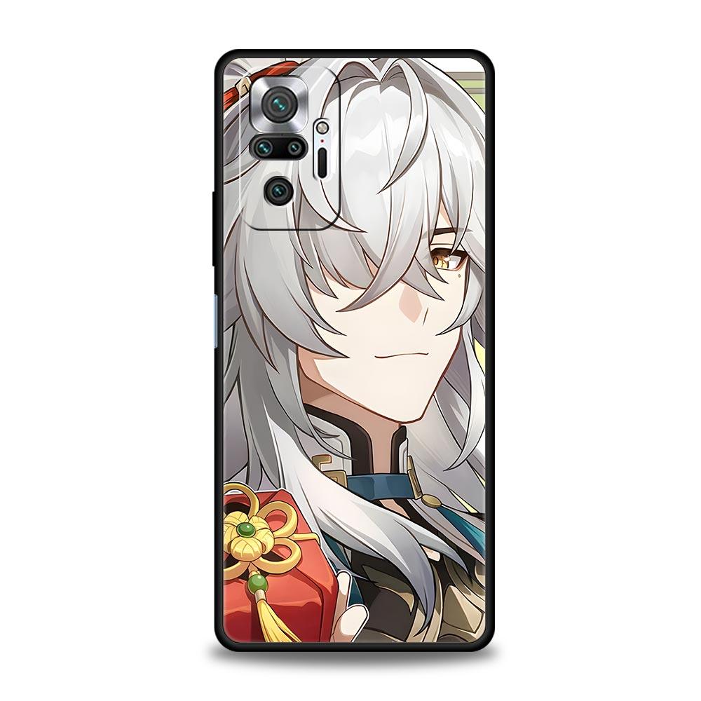 Husa de telefon Honkai Star Rail Gepard Bronya pentru Xiaomi Redmi Note 13 12 5G 11 10 Pro 4G Plus 9S 9 8 7 9T 8T 10C 9C 9A Husă moale