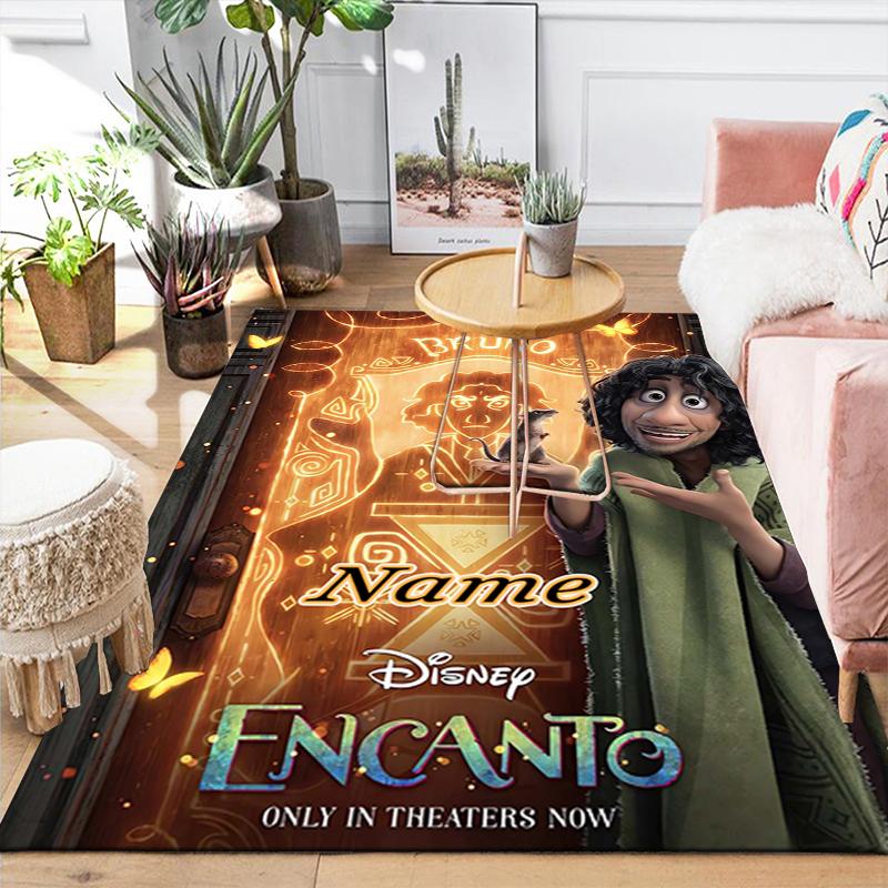 Custom 1Pc Princesses Flowers Rug Office Carpet Indoor Outdoor Entrance Doormat Nonslip Soft And Comfortable Living Room D916209