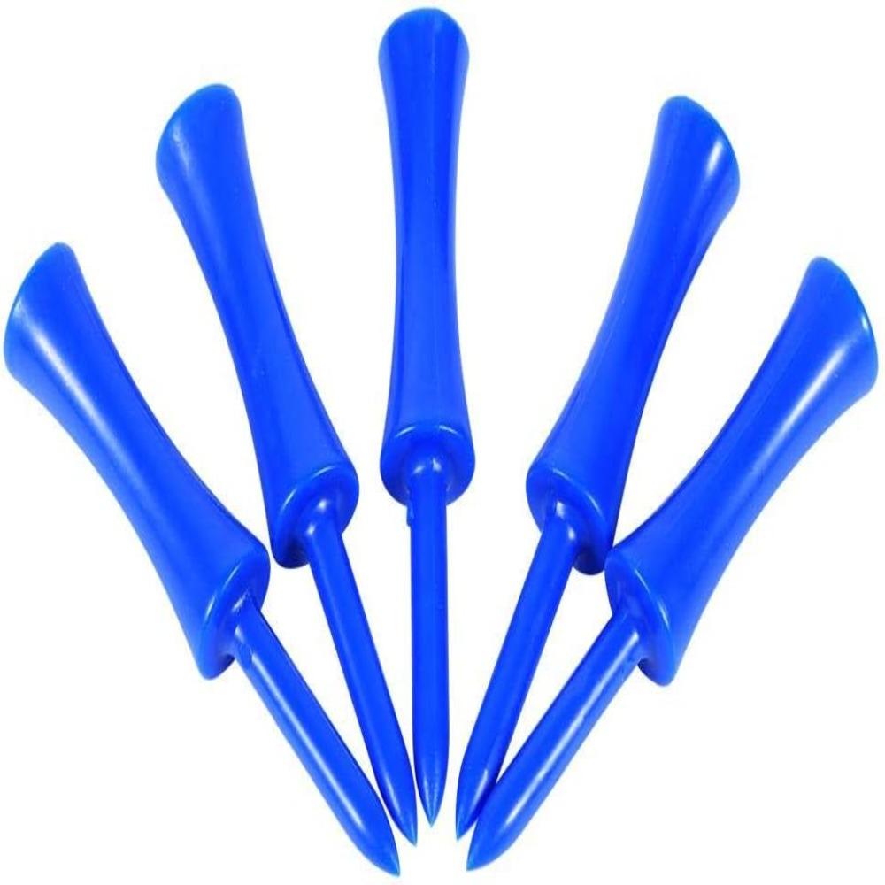 100pcs 68mm Length Unbreakable Plastic Tees 1 1/4 Inch Size Castle Golf Tees For Women