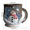 Festival Holiday Coffee Cup Dishwasher Safe Ergonomic Grip for Family Gatherings Office Use Hot Chocolate Beverages