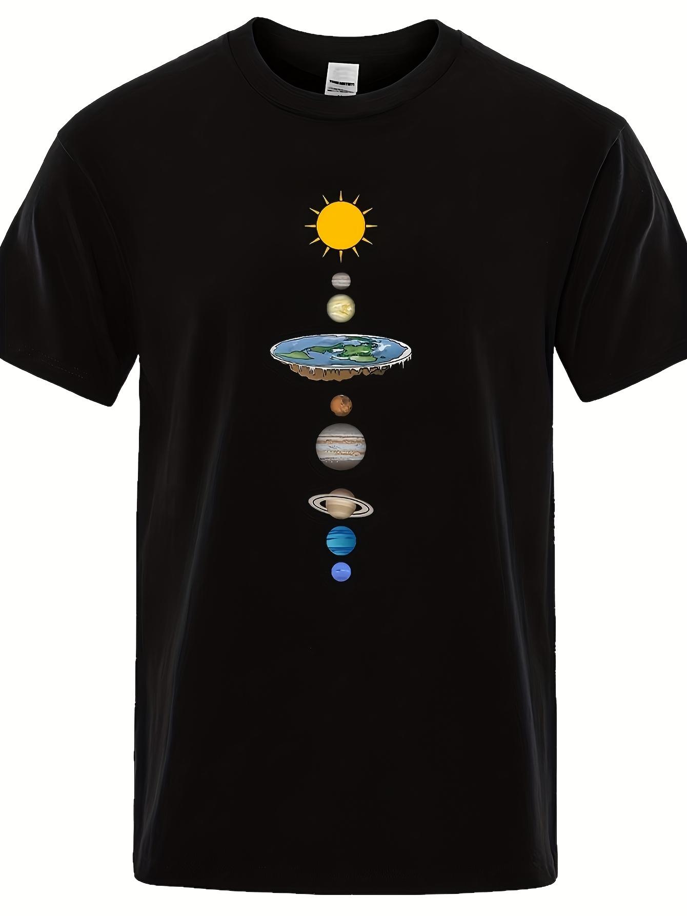 T-Shirt y2k Cosmic Solar System Planets S