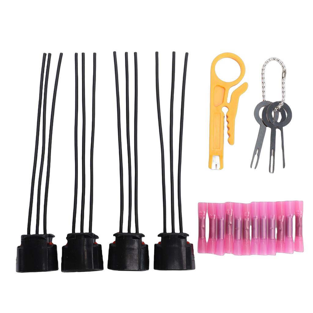 4 PCS Ignition Coil Connectors Plug Harness 1832A016 Replacement for Mitsubishi Outlander 3.0L Lancer 2.0L 2.4L