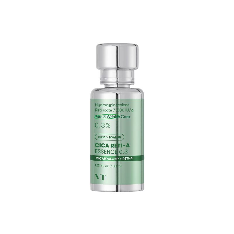 

VT Cosmetics Cica Reti-A Essence 0.3 High Strength Retinol Pore Care & Skin Renewal Serum 30ml