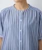 DECOY Organic Cotton Striped Blue Women's Blouse, 493049,