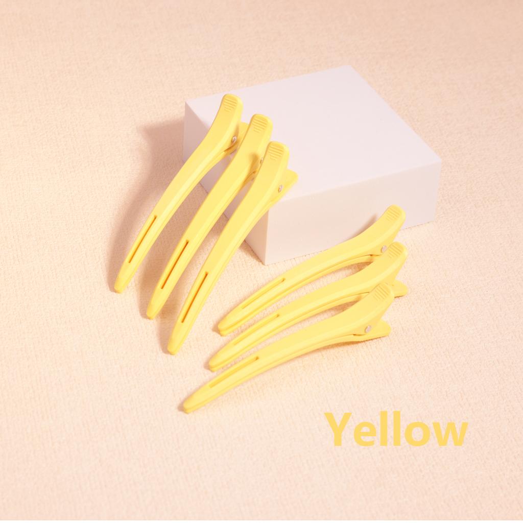 6peices Professional Hair Salon Hair Clips Plastic Single Fork Hair Clips for Styling - Segmentation Special for Real Hair Wigs
