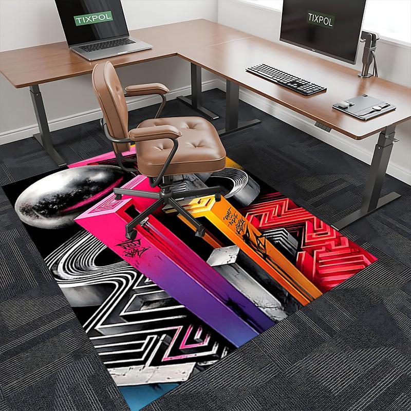 1pc Anime Cartoon Design Office Chair Mat - Seasonal Gift for Home Decor, Suitable for All Seasons and Perfect for Gaming Rooms.A051