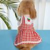 Puppy Summer Clothes Lace Lattice Dress For Dogs Cat Kitten Sweet Princess Dress Skirts Teddy Bichon Bear Puppy Cats Clothing