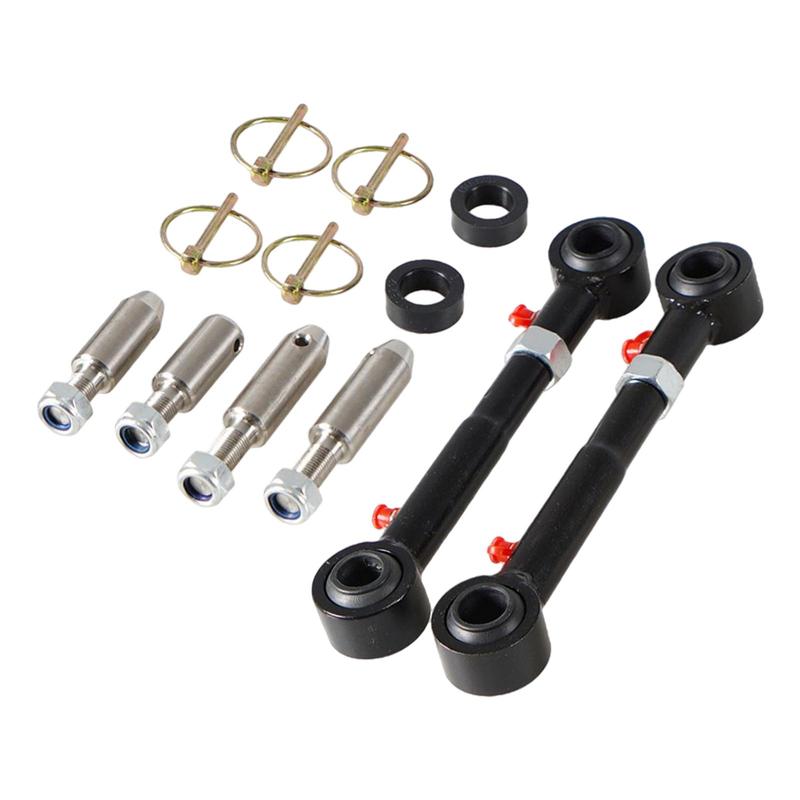 Front Sway Bar Links Disconnects Stainless Steel for JK Jku 2007-2018 Car Replacement Stabiliser
