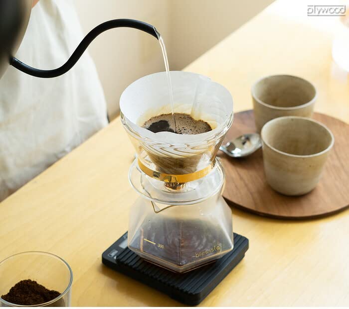 Brewista Tornado Duo Double Wall Glass Dripper with Base