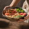 18-24cm 304 Stainless Steel Kitchen Bowls Snowflake Gray Tableware Ramen Bowls Salad Dessert Soup Bowl Anti-scalding