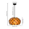 Wooden Pinecone Ceiling Light | lamp for Living Room | Rattan Hanging lamp for Drawing Room, Dining Room