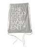 The Coldest Moment Tcm Flower Logo Gym Sack (Dirty White)