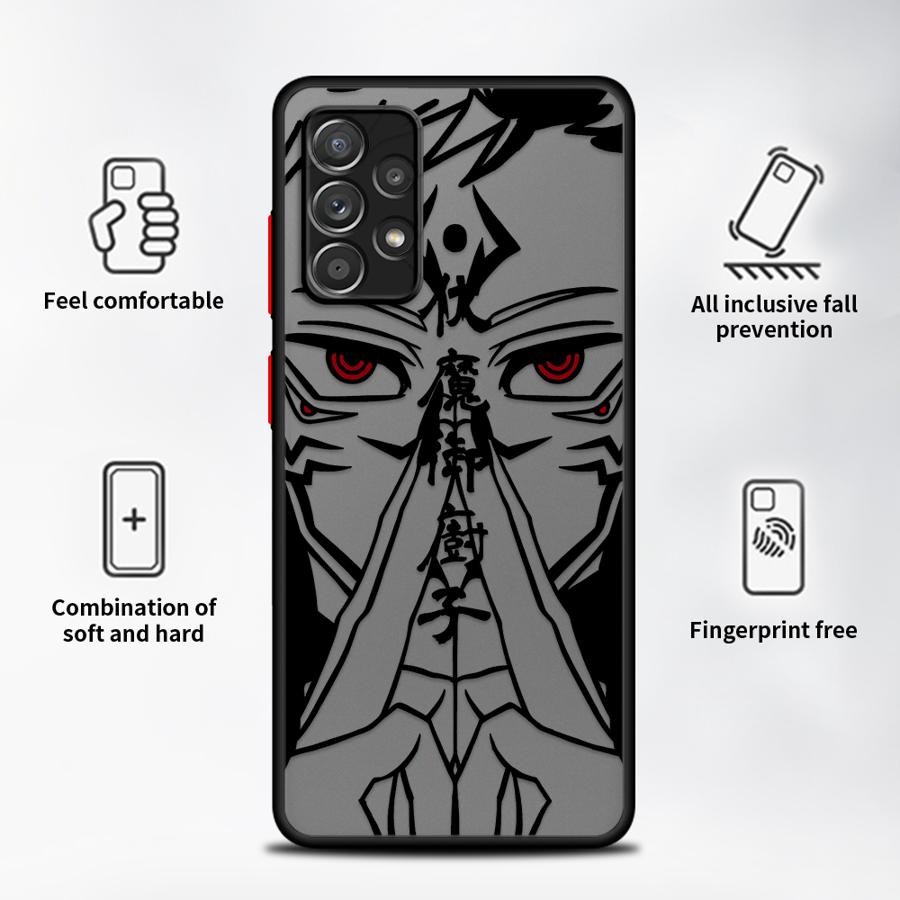 Japanese Anime G-gojo Case for Samsung Galaxy A17 A52 A56 A55 A53 A73 A33 A16 A15 A14 A23 A34 A36 A35 A52S A72 A54 Phone Cover