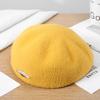 Korean Version of Autumn and Winter Fashion Hat for Women Knitted Breathable Beret Casual and Versatile Fashion Forward Hat Painter Hat