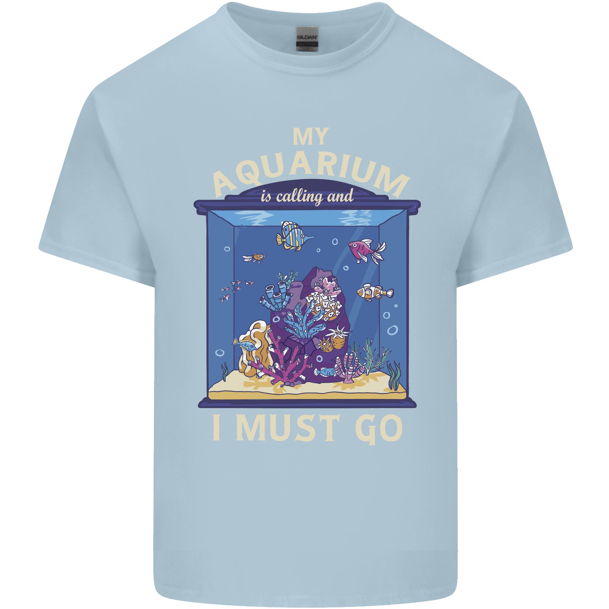 My Aquarium is Calling Tropical Fish Tank Unisexs Light Cotton TShirt S