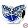 Glow In The Dark Firefly Charm Bead Fit Necklace Bracelet 925 Silver Chameleon Pendant Beads Women DIY Jewelry Making