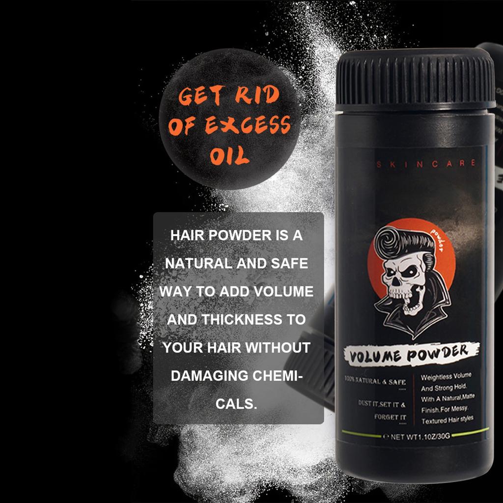 Fixierpuder, Trockenshampoo-Puder und No-Rinse-Haarpuder sind für die meisten Haartypen geeignet, 30g