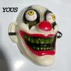 Full Face Halloween COS Prop Horror Mask with Protruding Bloodshot Eyeballs, Scary Party Resistant to Falling for Adult Cosplay Costume Parties